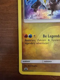 Pokemon Reshiram, Zekrom, Kyurem Oversized Jumbo Card Holo Foil - Image 5