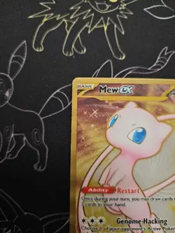 Pokemon Mew ex - 151 Gold Promo Metal Card Scarlet Violet 205/165 - English NM - Image 3
