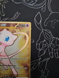 Pokemon Mew ex - 151 Gold Promo Metal Card Scarlet Violet 205/165 - English NM - Image 4