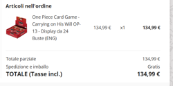 One Piece Card Game Carrying on His Will OP-13 24 Boosters Box - ENG - Image 4