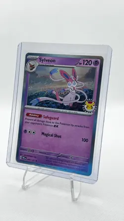 Sylveon 040/131 Pokemon Day Promo Stamped Prismatic Evolutions Pokemon Card NM - Image 1
