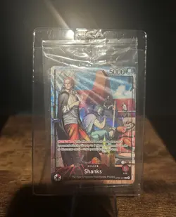 Shanks (2025 PSA Magazine Promo) OP09-001 One Piece Promotion Cards Foil Sealed - Image 1