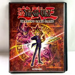 Yu-Gi-Oh! Trading Card Game Card Binder Vintage 1996 Dark Magician Yugi Mutou - Image 1