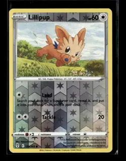 Pokemon Lillipup 133/203 Evolving Skies Reverse Holo Common 4 Card Lot - Image 1