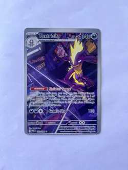 Pokemon MISCUT ERROR CARD Phantasmal Flames Toxtricity Illustration Rare 103/94 - Image 1