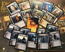 LotR TCG Fellowship of the Ring COMPLETE SET 374 cards NM with 0P1 - 0P9 - Image 1