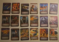 Sorcery Contested Realm Alpha Kickstarter 18x ELITE Fire cards LOT Pack Fresh M - Image 1