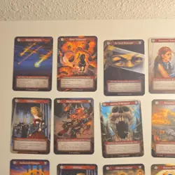 Sorcery Contested Realm Alpha Kickstarter 18x ELITE Fire cards LOT Pack Fresh M - Image 2