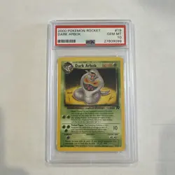 Pokemon Card Dark Arbok 19/82 Team Rocket PSA 10 (Read description) - Image 1