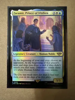 Faramir, Prince of Ithilien RARE Lord of the Rings LTR MTG Magic Gathering *NEW* - Image 1