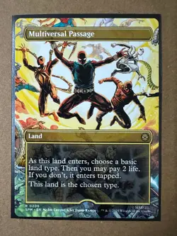 Multiversal Passage BORDERLESS RARE Marvel's Spider-Man SPM MTG Magic NEW - Image 1