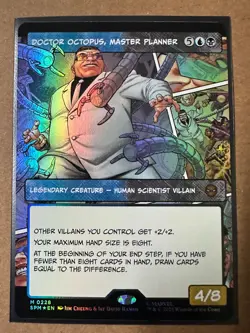 Doctor Octopus, Master Planner FOIL BORDERLESS Marvel's Spider-Man SPM MTG Magic - Image 1