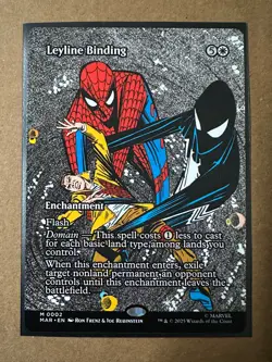 Leyline Binding MYTHIC Marvel's Spider-Man MAR MTG Magic The Gathering NEW - Image 1