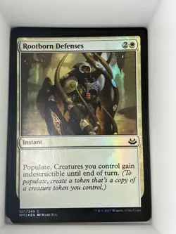 MTG - Rootborn Defenses FOIL. Magic The Gathering. M4 - Image 1