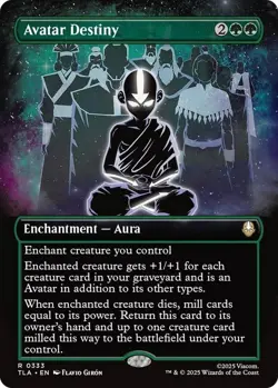 *foil borderless AVATAR DESTINY 0333 Avatar The Last Airbender MTG Magic - Image 1