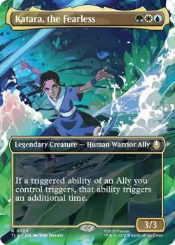 borderless KATARA THE FEARLESS 0305 Avatar The Last Airbender MTG Magic - Image 1