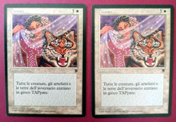 Magic the Gathering MTG Legends FBB Italian KISMET X 2 (LP/EX & MP) R 1995! - Image 1