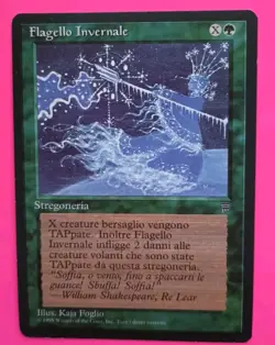 Magic the Gathering MTG Legends FBB Italian WINTER BLAST LP/EX RARE 1995! - Image 1