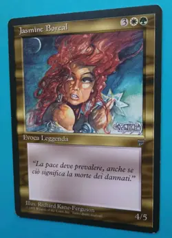 Magic MTG Legends FBB Italian JASMINE BOREAL LP/EX U 1996! - Image 2