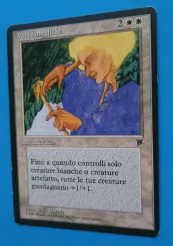 Magic the Gathering MTG FBB ANGELIC VOICES ITALIAN R LP/EX 1995 NICE! - Image 2