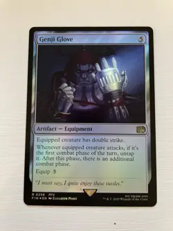 Genji Glove FOIL FIN Final Fantasy MTG 258 M/NM - Image 1
