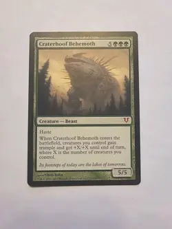 Craterhoof Behemoth [Avacyn Restored] Magic the Gathering LP MTG - Image 1