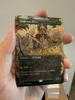 Llanowar Elves 0039 Halo Foil Countdown Kit: An Encyclopedia of Magic Full Art - Image 2