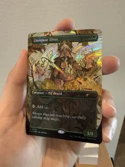 Llanowar Elves 0039 Halo Foil Countdown Kit: An Encyclopedia of Magic Full Art - Image 3