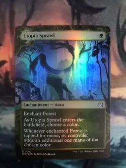 Utopia Sprawl (FOIL) x 1 - WOE Enchanting Tales - Magic the Gathering MTG - Image 1