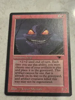 Atog - Antiquities - Magic The Gathering English Black Boarder Nrmt To Mt - Image 1