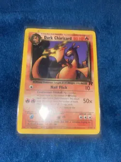 Dark charizard 1999 2000 pokemon card old vintage - Image 1