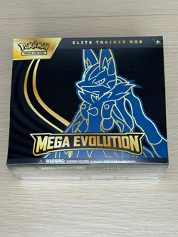 Pokemon TCG Mega Evolution Lucario Elite Trainer Box ETB Factory Sealed - Image 1