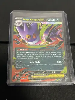 Pokemon Card Mega Gengar ex 056/094 Phantasmal Flames Double Rare Near Mint - Image 3