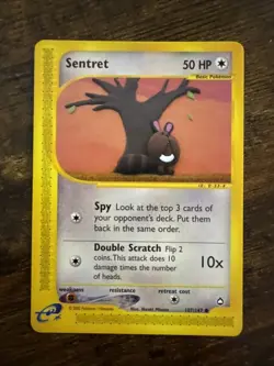 Sentret - 107/147 - NM - Common - Aquapolis - Pokemon TCG - Image 1