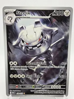 Pokemon Mega Evolution SV12m Steelix #150 Illustration Rare IR Mint Holo - Image 1