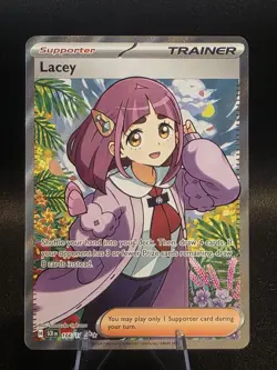 Pokemon TCG Lacey 166/142 Sv07 Stellar Crown Ultra Rare NM Condition - Image 1
