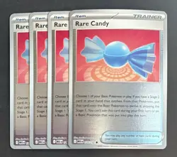 Rare Candy 125/132 Common ME01: Mega Evolution Pokemon Reverse Holo Playset NM - Image 1