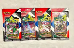 Pokemon TCG Evolving Skies Chilling Reign 2 Booster Blister Pack W/ Pin. - Image 1