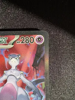 Pokemon TCG Destined Rivals Team Rocket's Mewtwo EX SIR 231/182 - Image 3