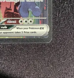 Pokemon TCG Destined Rivals Team Rocket's Mewtwo EX SIR 231/182 - Image 5