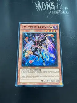 YUGIOH EVILSWARM KERYKEION SUPER RARE LTGY-EN094 1ST EDITION - Image 1
