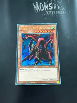 YUGIOH HARPIE'S PET DRAGON ULTRA RARE LDS2-EN066 1ST EDITION - Image 1