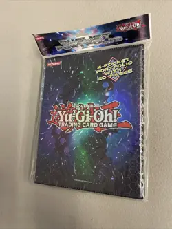 YuGiOh! Official Duelist 4 Pocket Holographic Portfolio / Binder (20 Pages). New - Image 1