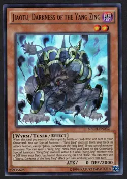 Yugioh Jiaotu, Darkness of the Yang Zing NECH-EN032 Ultra Rare Unlim - NM - Image 1