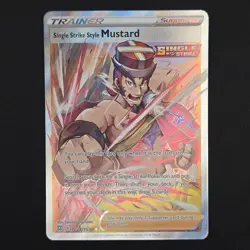 Pokemon TCG Card Single Strike Style Mustard TG28/TG30 Brilliant Stars - NM - Image 1