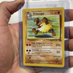 Pokemon TCG Primeape 43/64 Jungle Unlimited Pokemon Card Vintage Vtg WOTC NM/MT - Image 2