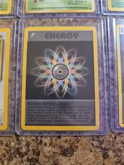 Vintage Pokemon 8 Card Lot Grimer Dark Muk Rattata Metapod Energy 1999 Base Set - Image 3