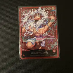 Monkey D Luffy ST21-001 Learn Together Promo Deck Leader One Piece Card English - Image 1