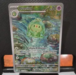 Pokemon TCG SV Black Bolt Duosion Illustration Rare Card 119/086 Mint Condition - Image 1