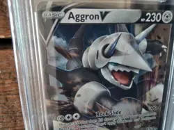 Pokemon Cards promo sr ar aggron v gx vmax shiny 096/172 ex graded art card b35 - Image 3
